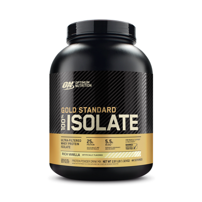 Gold Standard 100% Isolate Whey Protein powder